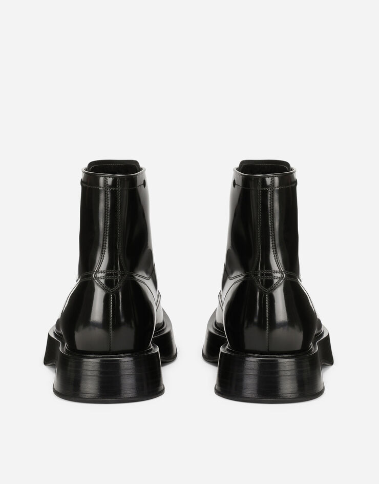 Dolce & Gabbana Brushed calfskin ankle boots Noir A60419A1203