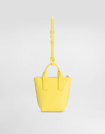 Dolce & Gabbana حقيبة أدامو كروس بودي صغيرة من جلد عجل Yellow BP3418AV893
