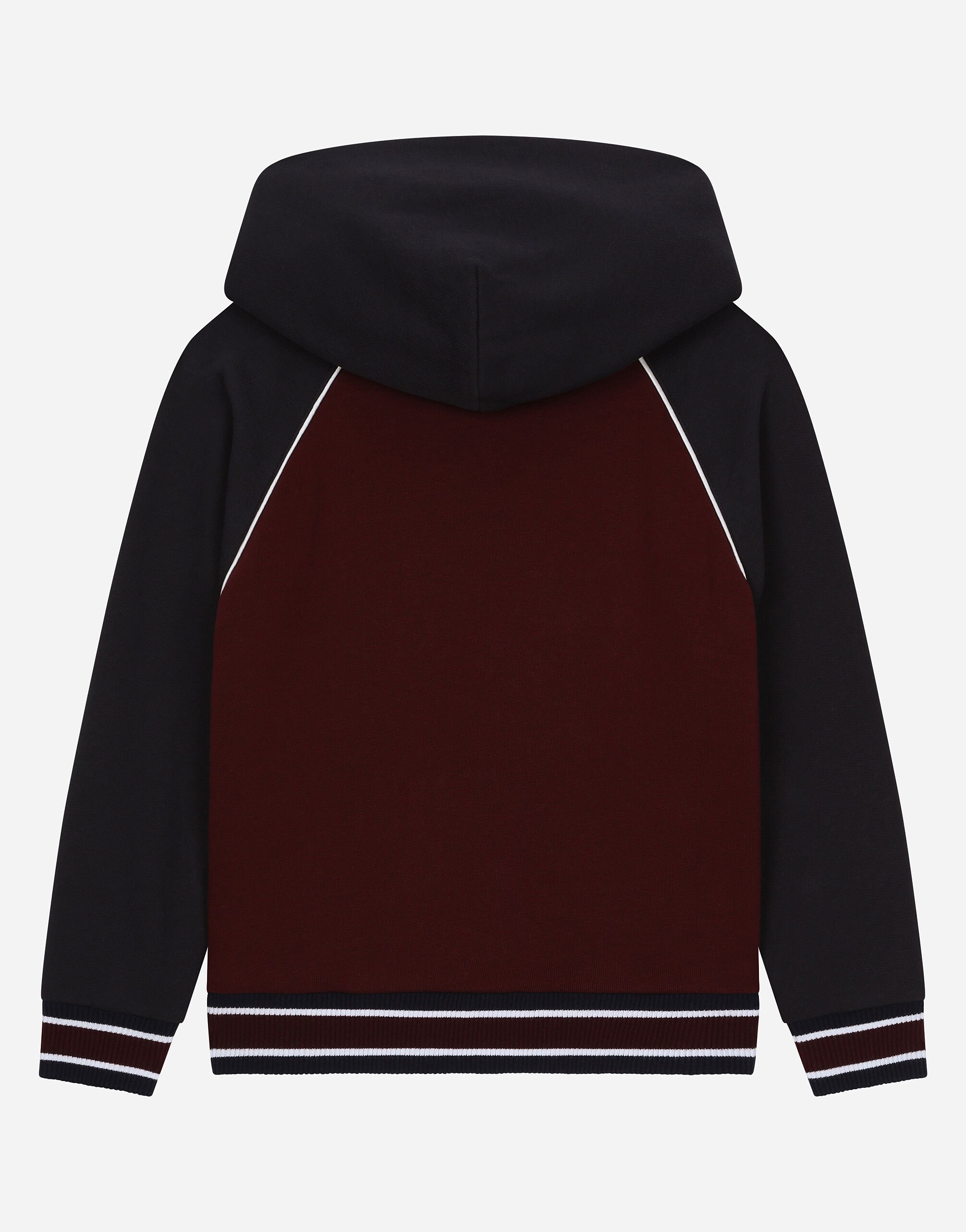 FELPA CON CAPPUCCIO in Multicolor for Boys Dolce Gabbana