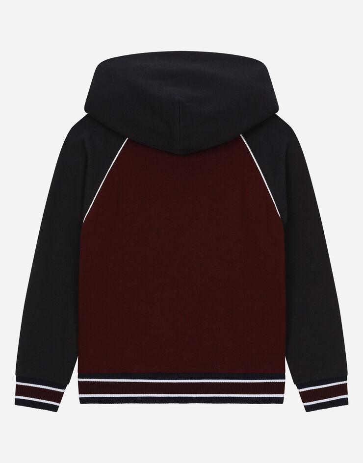 Dolce & Gabbana FELPA CON CAPPUCCIO Multicolor L4JWJWG7NMZ