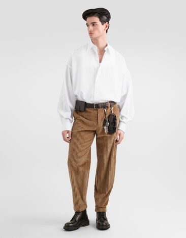 Dolce & Gabbana Corduroy trousers Beige GP20GTFUWEU