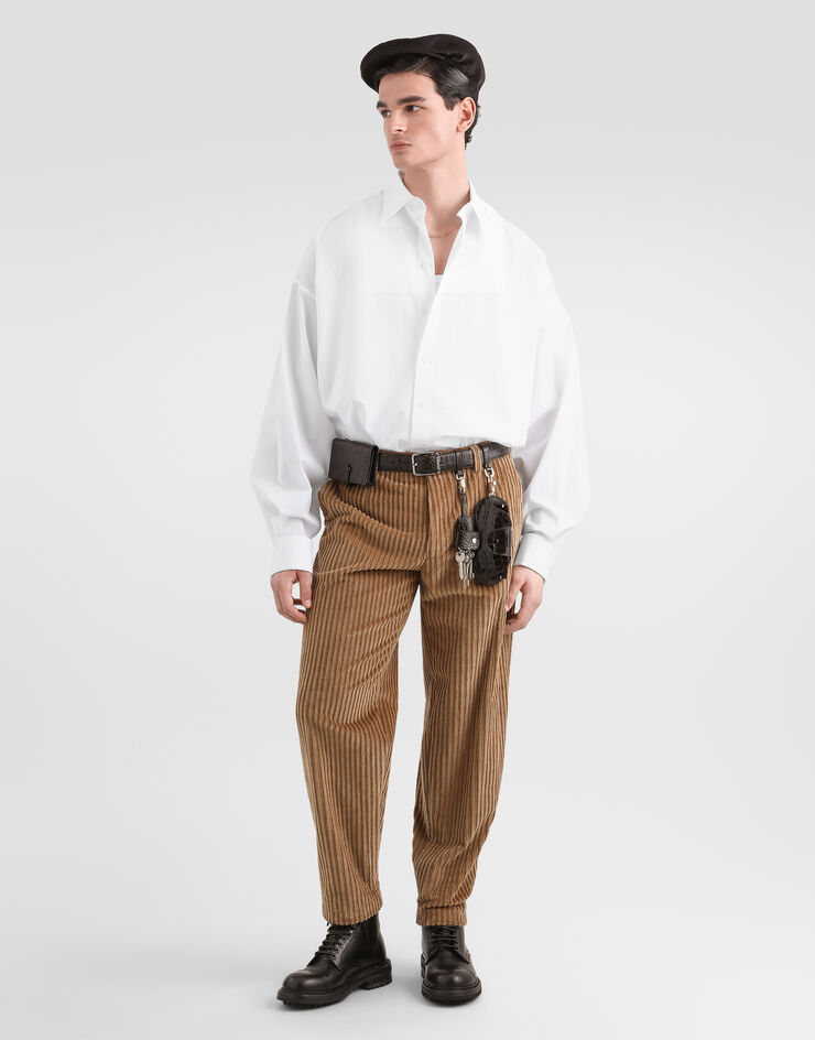 Dolce & Gabbana Corduroy trousers Dolce & Gabbana Corduroy trousers Beige GP20GTFUWEU