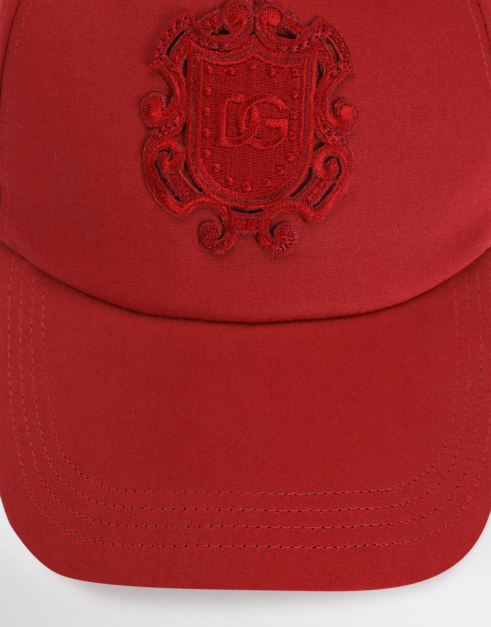 Redのメンズ ギャバジン ベースボール キャップ | Dolce&Gabbana®
