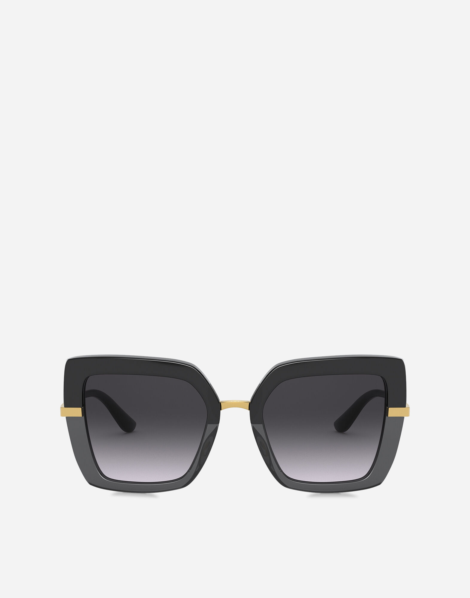 Half print sunglasses in BLACK for Women | Dolce&Gabbana® US