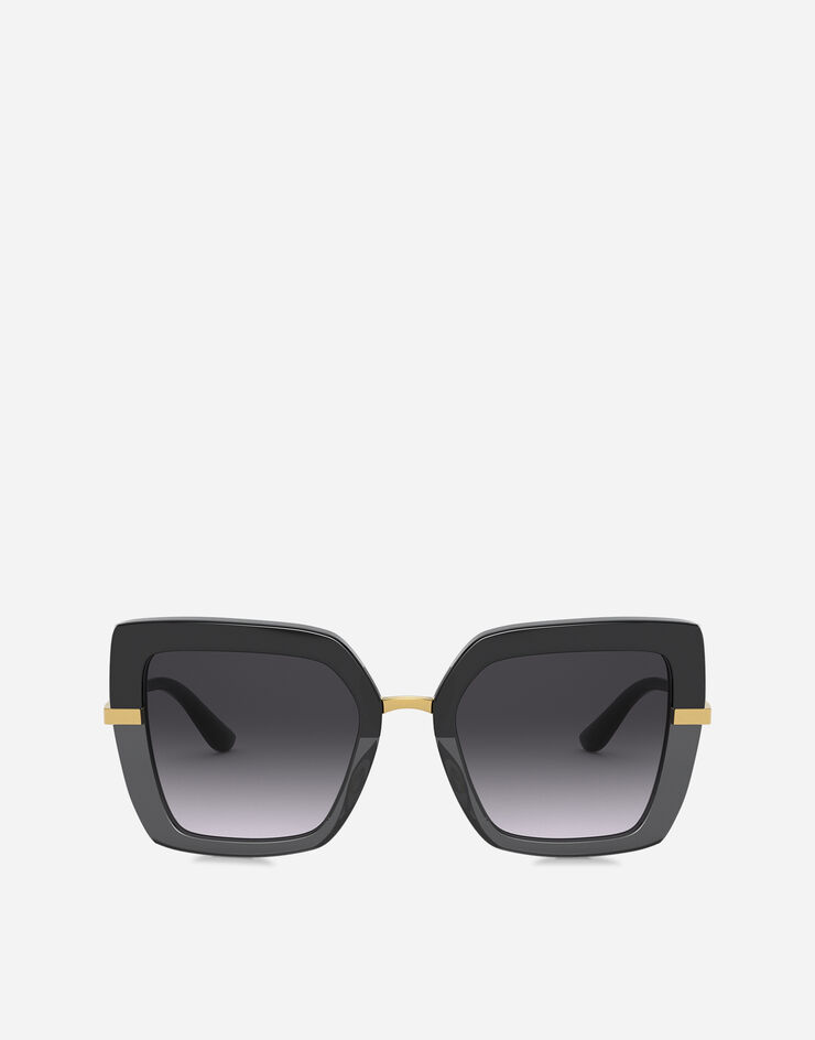 Dolce & Gabbana Half print sunglasses BLACK VG4373VP68G