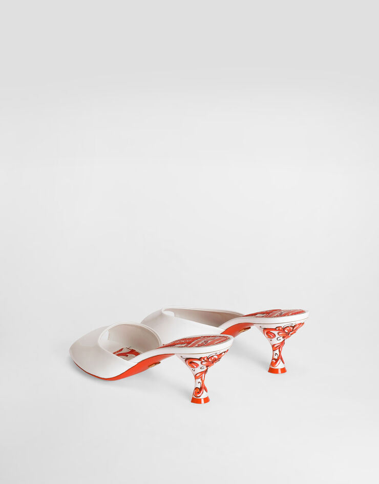 Dolce & Gabbana Mules in patent leather Dolce & Gabbana Mules in patent leather White CR2030A0727
