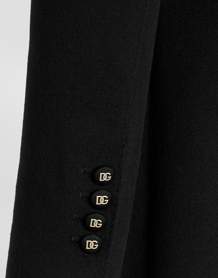 Dolce & Gabbana Dolce single-breasted coat in wool Dolce & Gabbana Dolce single-breasted coat in wool Black F0Q41THU2CA