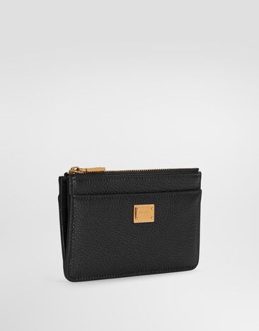 Dolce & Gabbana Calfskin card holder Black BI1261A0841
