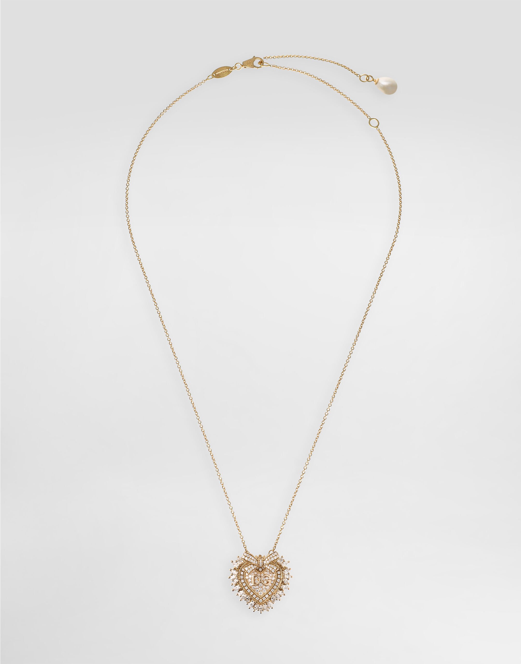 Gold Necklaces with Diamonds & Gemstones | Dolce&Gabbana®