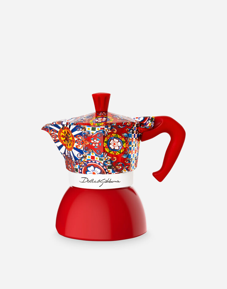 Dolce & Gabbana صانع موكا متوسط BIALETTI DOLCE&GABBANA لمواقد الحث متعدد الألوان TCCE24TCAFD