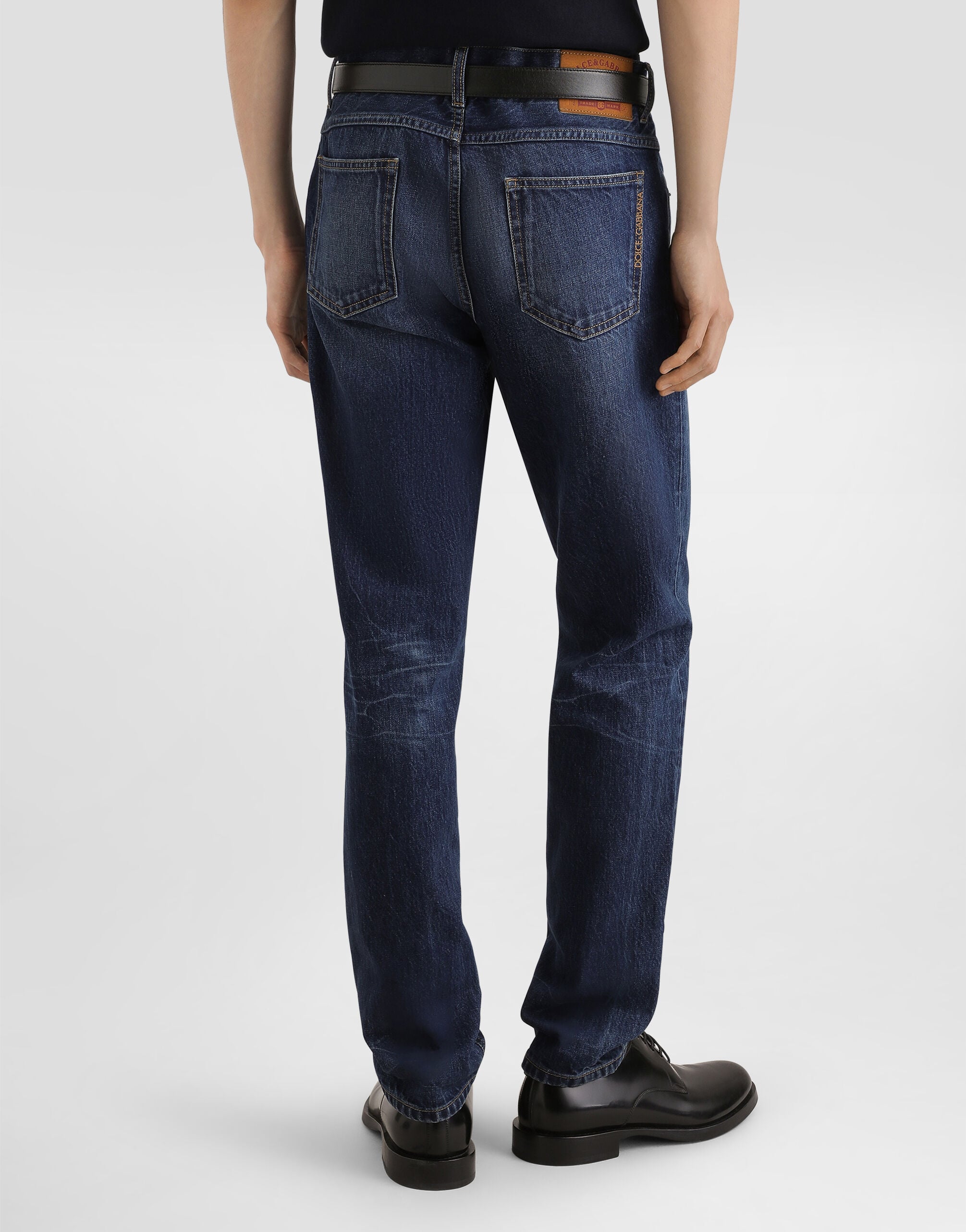 DOLCE & GABBANA ハイビズ　ズボン 5-pocket denim trousers in Multicolor for Women | Dolce&Gabbana® US