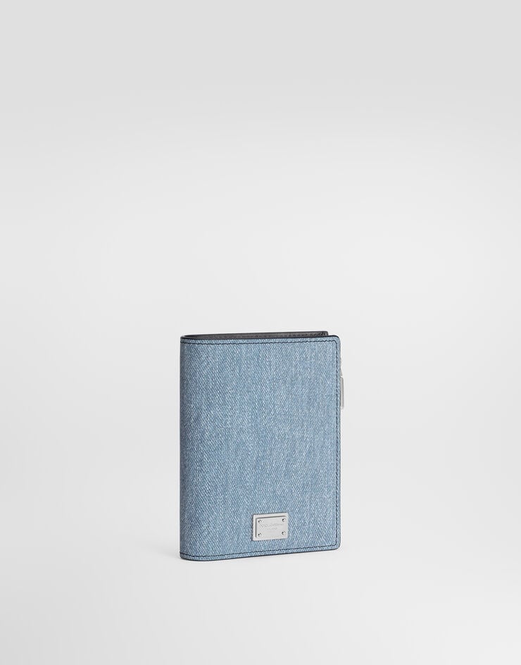 Dolce & Gabbana Wallet in denim nubuck Dolce & Gabbana Wallet in denim nubuck Denim BP3461AY520