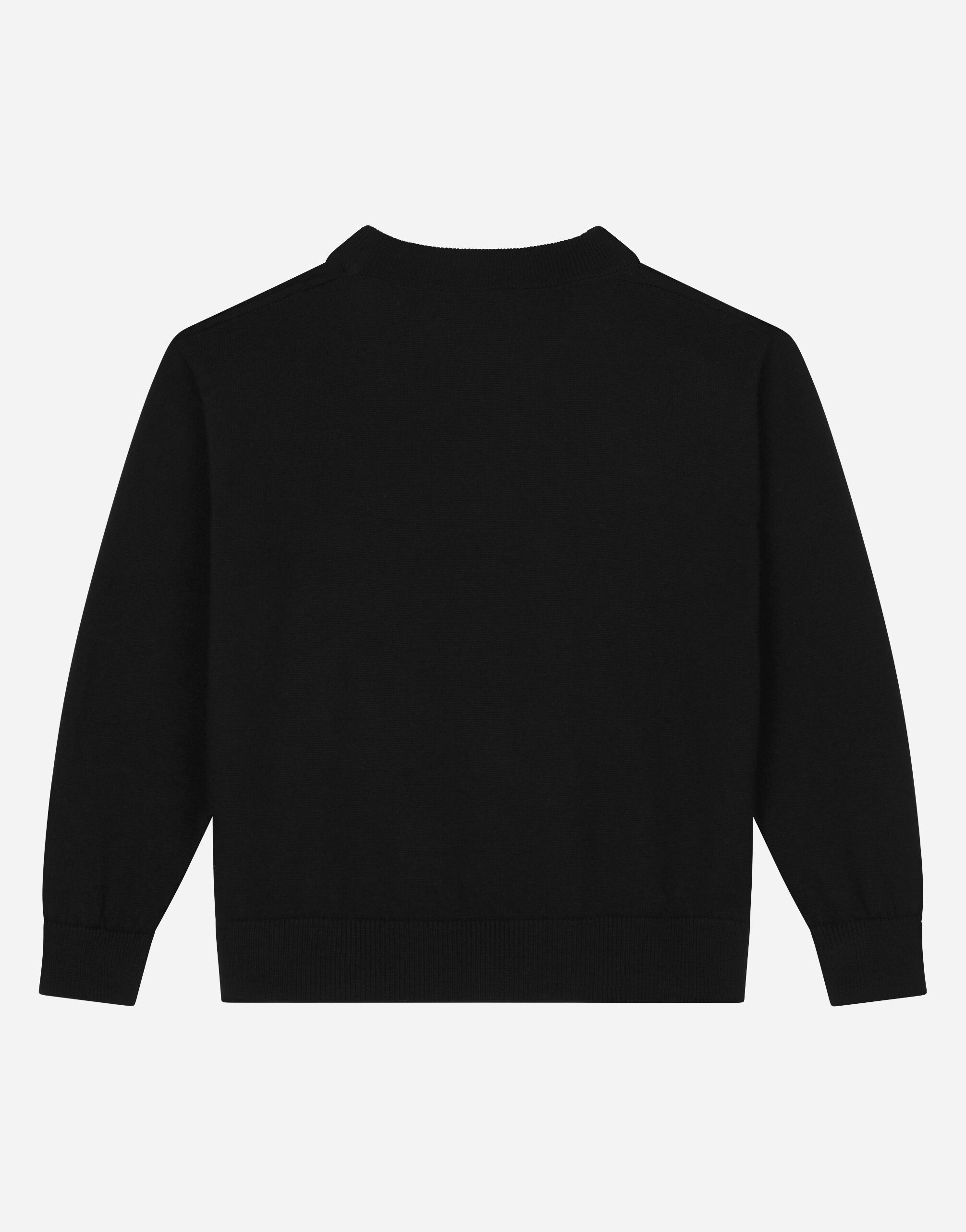 Black sweater plain top