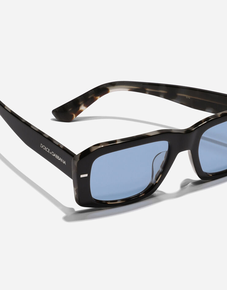Dolce & Gabbana Lusso Sartoriale Sunglasses Black on grey havana VG443AVP31U