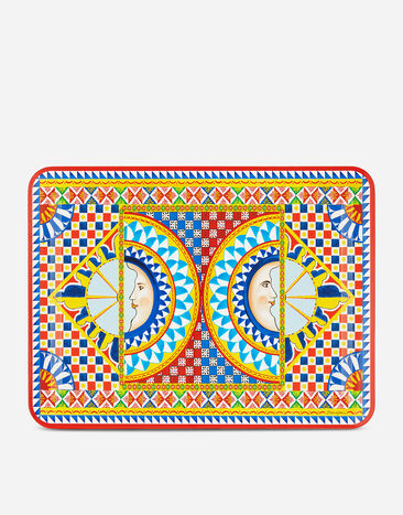 Dolce & Gabbana Wooden Tray large Multicolor TC0107TCALR