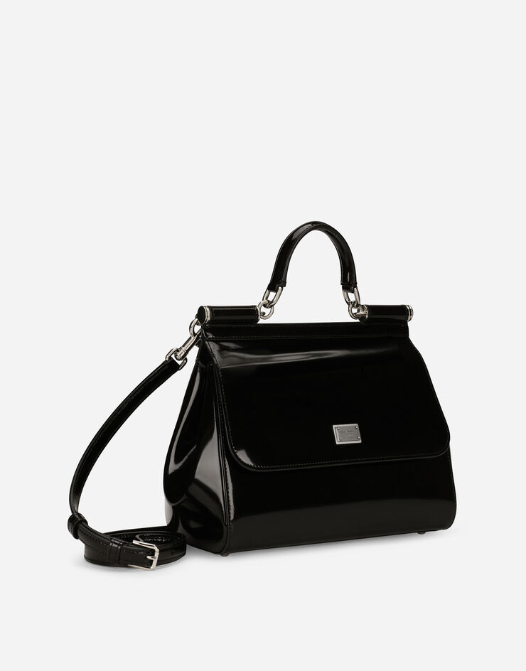 Dolce & Gabbana Borsa a mano Sicily grande Nero BB6002AI413