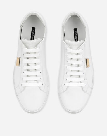Dolce & Gabbana Saint Tropez calfskin sneakers White CS1735AN990