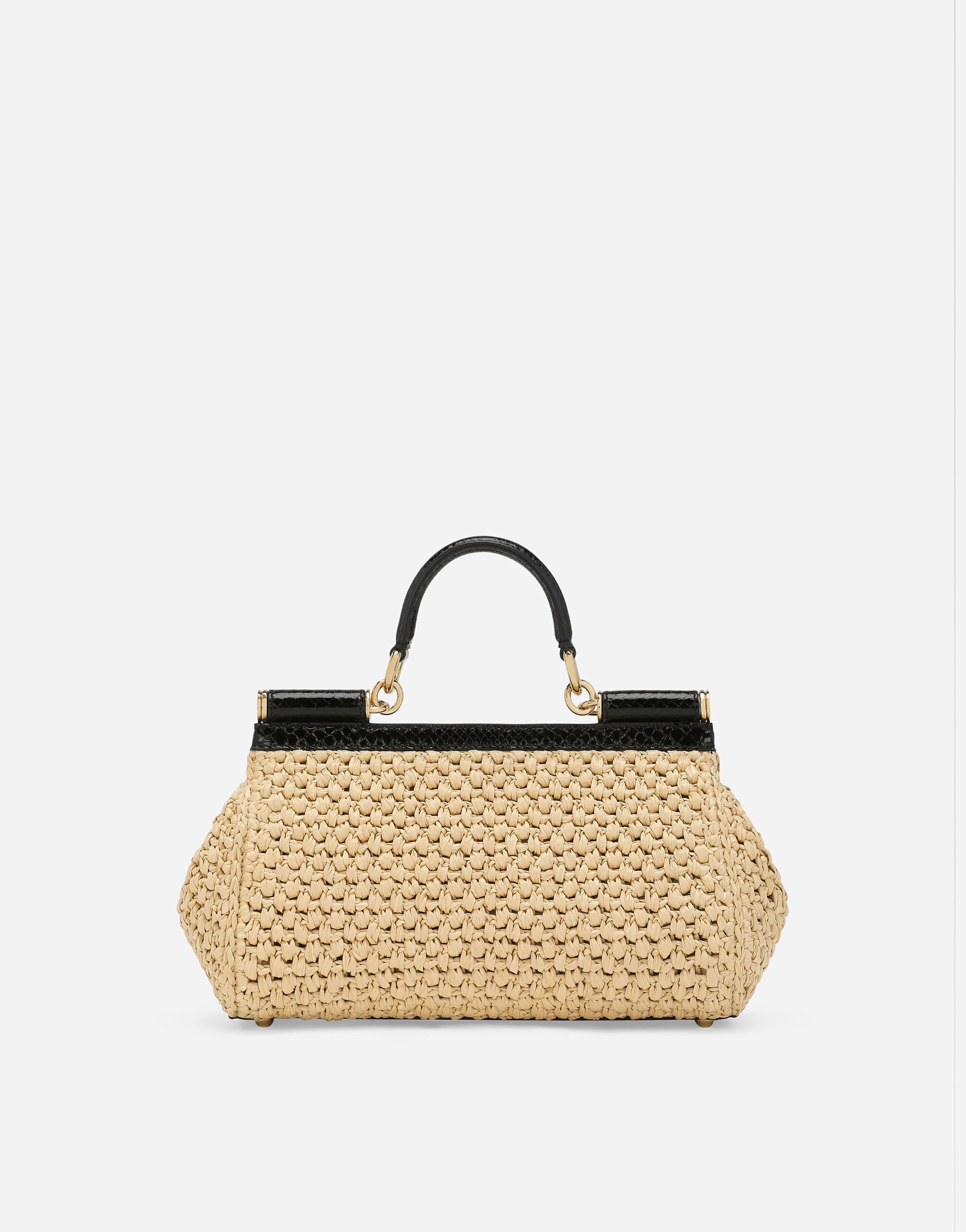 Dolce and gabbana raffia bag clearance