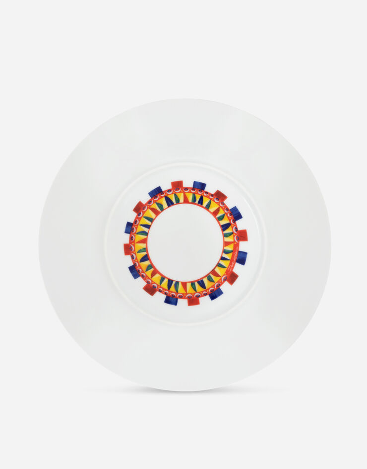 Dolce & Gabbana Сервировочная тарелка из фарфора разноцветный TC0010TCA31