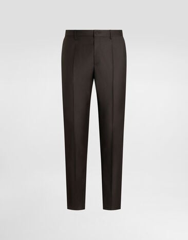 Dolce & Gabbana Virgin wool trousers Brown GP0N7TGK059