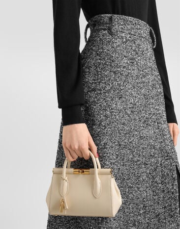 Dolce & Gabbana Mini Marlene day handbag in calfskin White BB7744A3G19