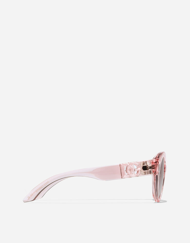 Dolce & Gabbana Occhiali da sole Everyday Flowers Rosa trasparente VG601EVN8VS