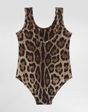 Dolce & Gabbana Leopard-print one-piece swimsuit Print L5J812ONO11