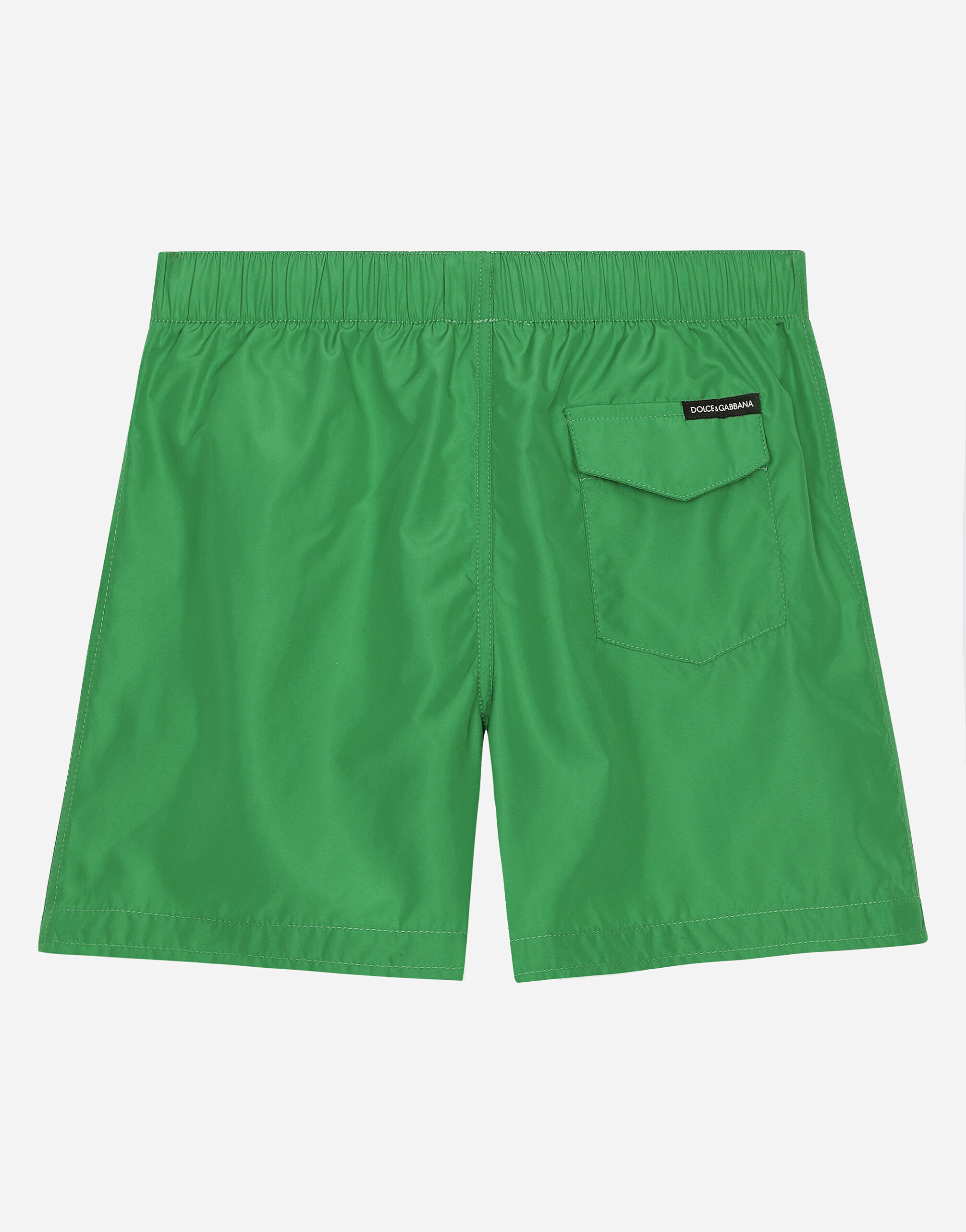 Nylon swim trunks with DG logo