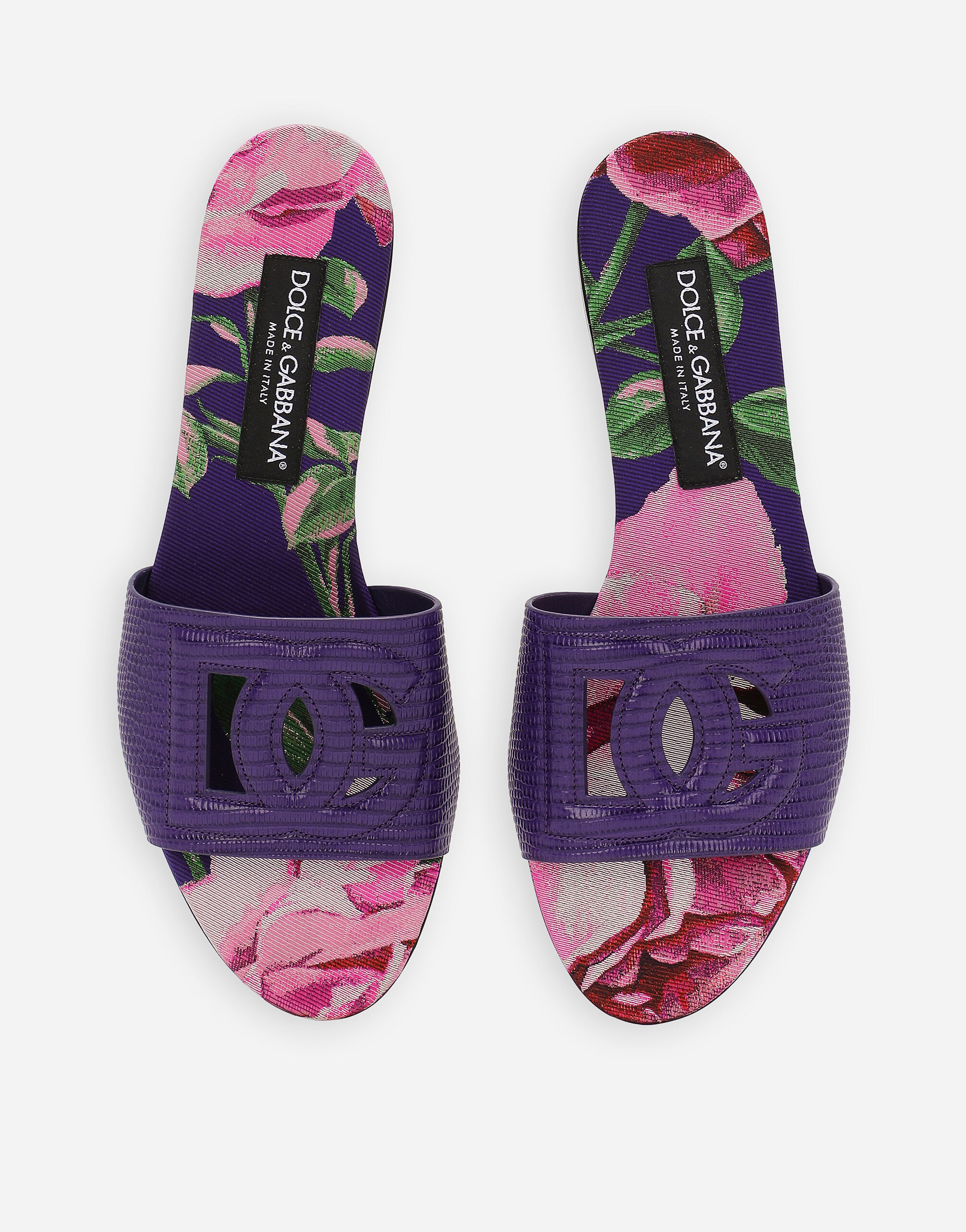 Dolce and gabbana purple shoes clearance