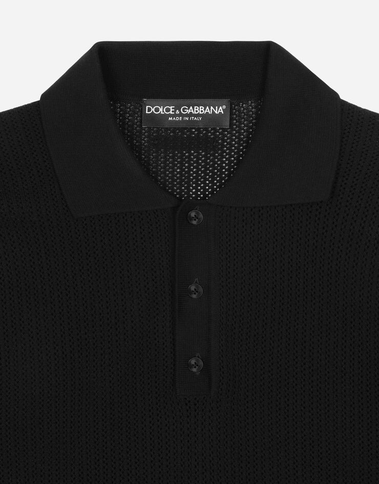 Dolce&Gabbana Cotton polo-shirt Black GXP68TJBCAB