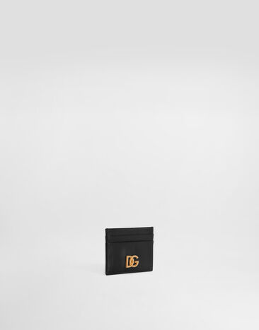 Dolce & Gabbana Woven DG logo card holder Black BI0330AK274