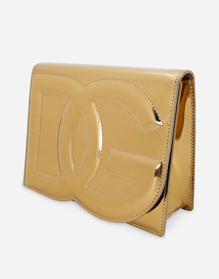 Dolce & Gabbana Bolso bandolera DG Logo Dorado BB7287AY828