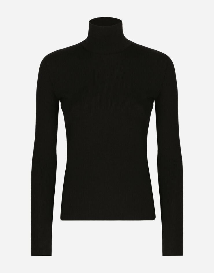 Dolce & Gabbana Cashmere turtle-neck sweater Black FXL71TJAWW3