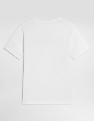 Dolce & Gabbana Jersey t-shirt with logo White L4JTHUG7QK5
