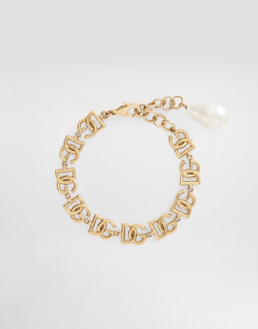 Dolce & Gabbana Bracelet with multiple DG logos Gold WBP6L3W1111
