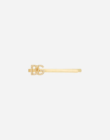 Dolce & Gabbana Hair clip with DG logo Gold WHP6J2W1111