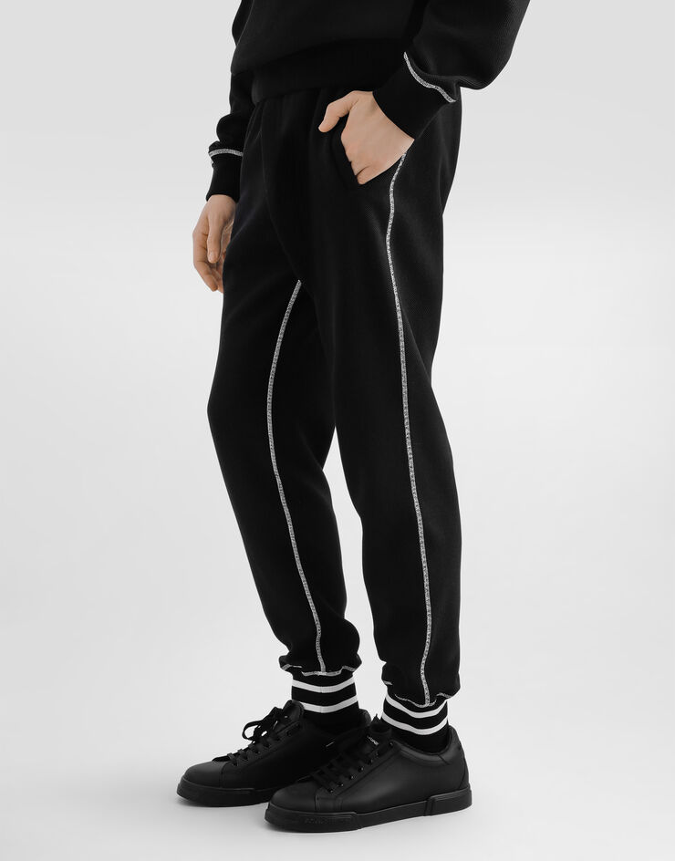 Dolce & Gabbana Techno fleece joggers Dolce & Gabbana Techno fleece joggers Black GVS2HZFUS37