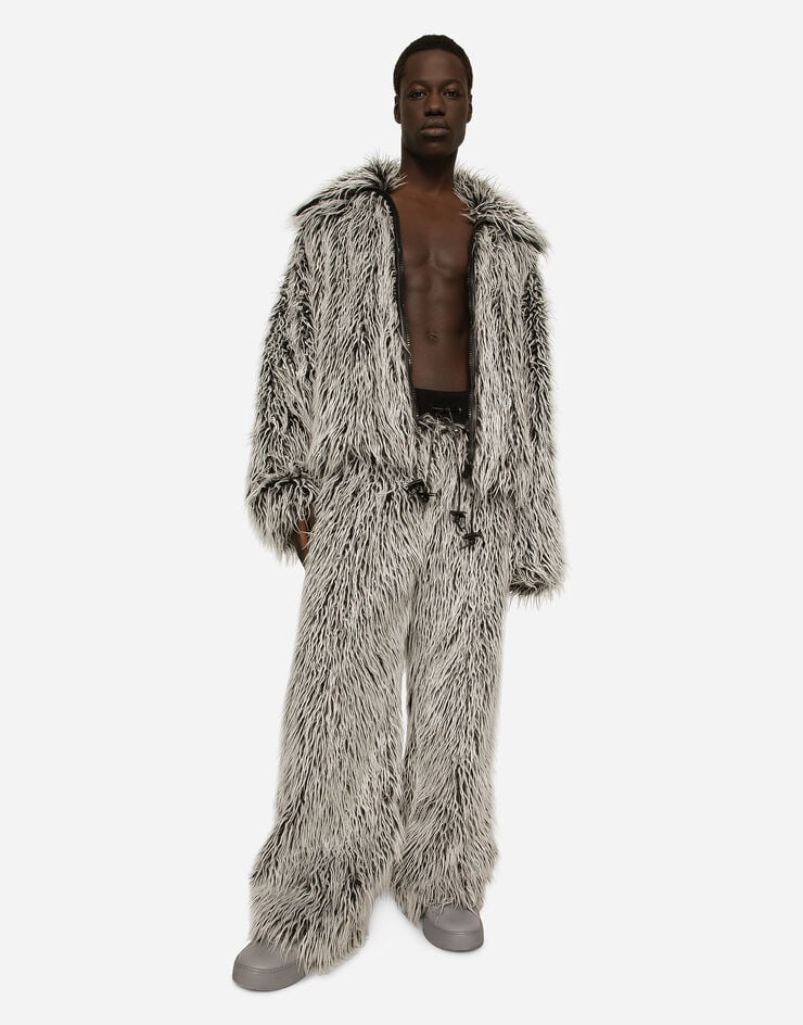 | Dolce&Gabbana® Faux in US Multicolor jogging fur for pants