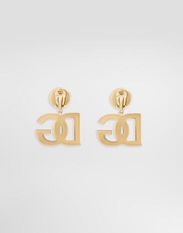 Dolce & Gabbana Orecchini a clips con logo DG Dolce & Gabbana Orecchini a clips con logo DG Gold WEN6P6W1111