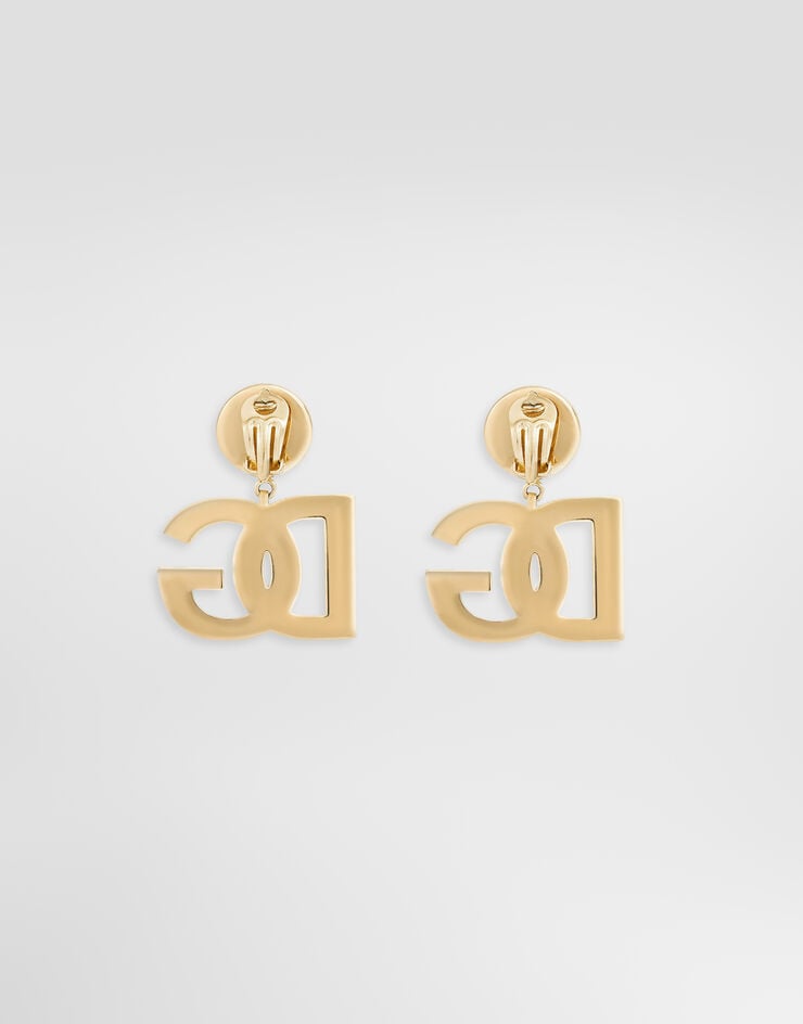 Dolce & Gabbana Boucles d’oreilles clip avec logo DG Dolce & Gabbana Boucles d’oreilles clip avec logo DG Doré WEN6P6W1111