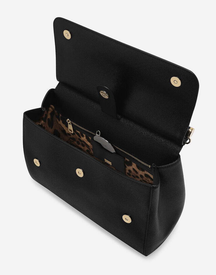 Dolce & Gabbana حقيبة يد سيسيلي كبيرة أسود BB6015A1001