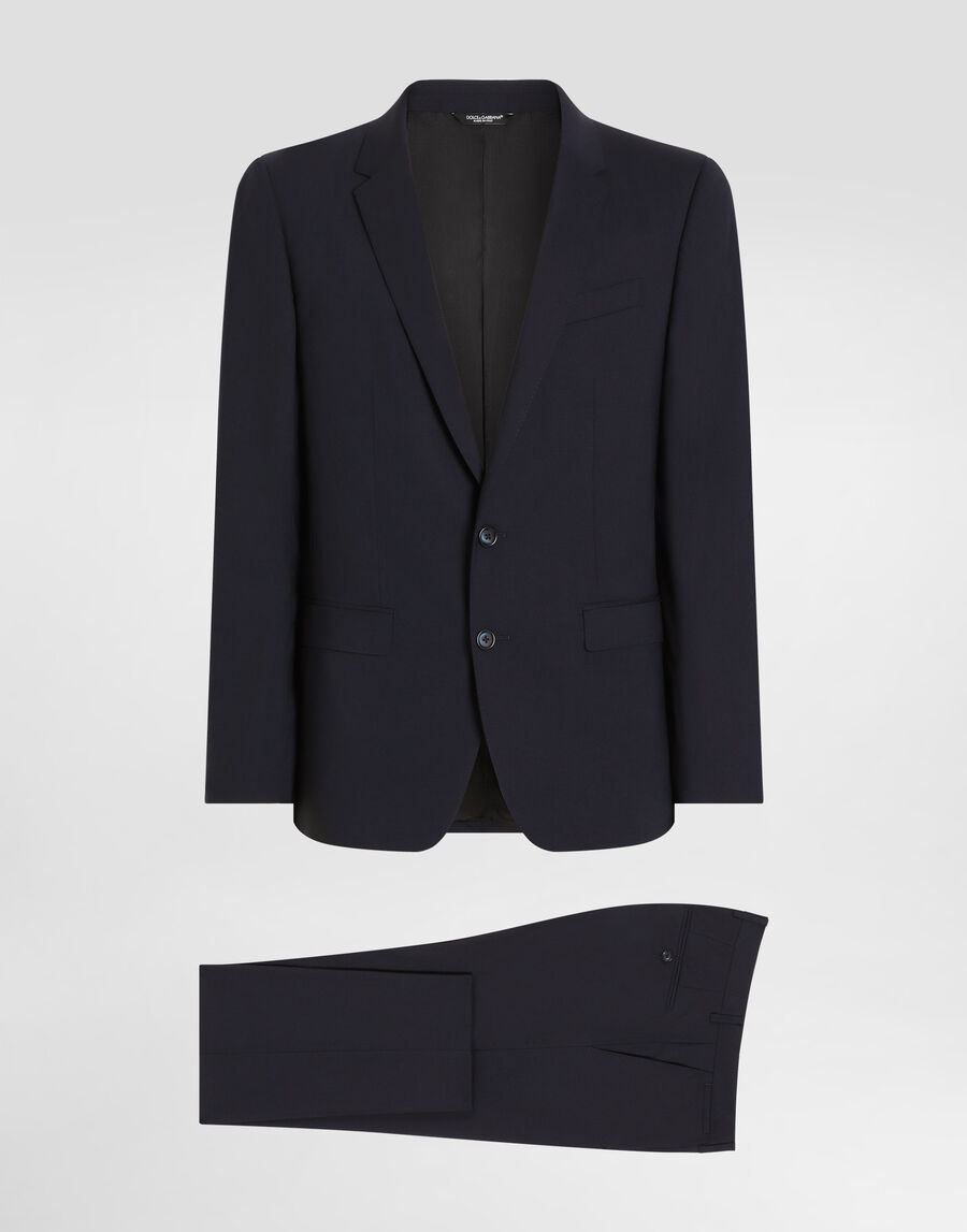 Stretch wool Martini-fit suit