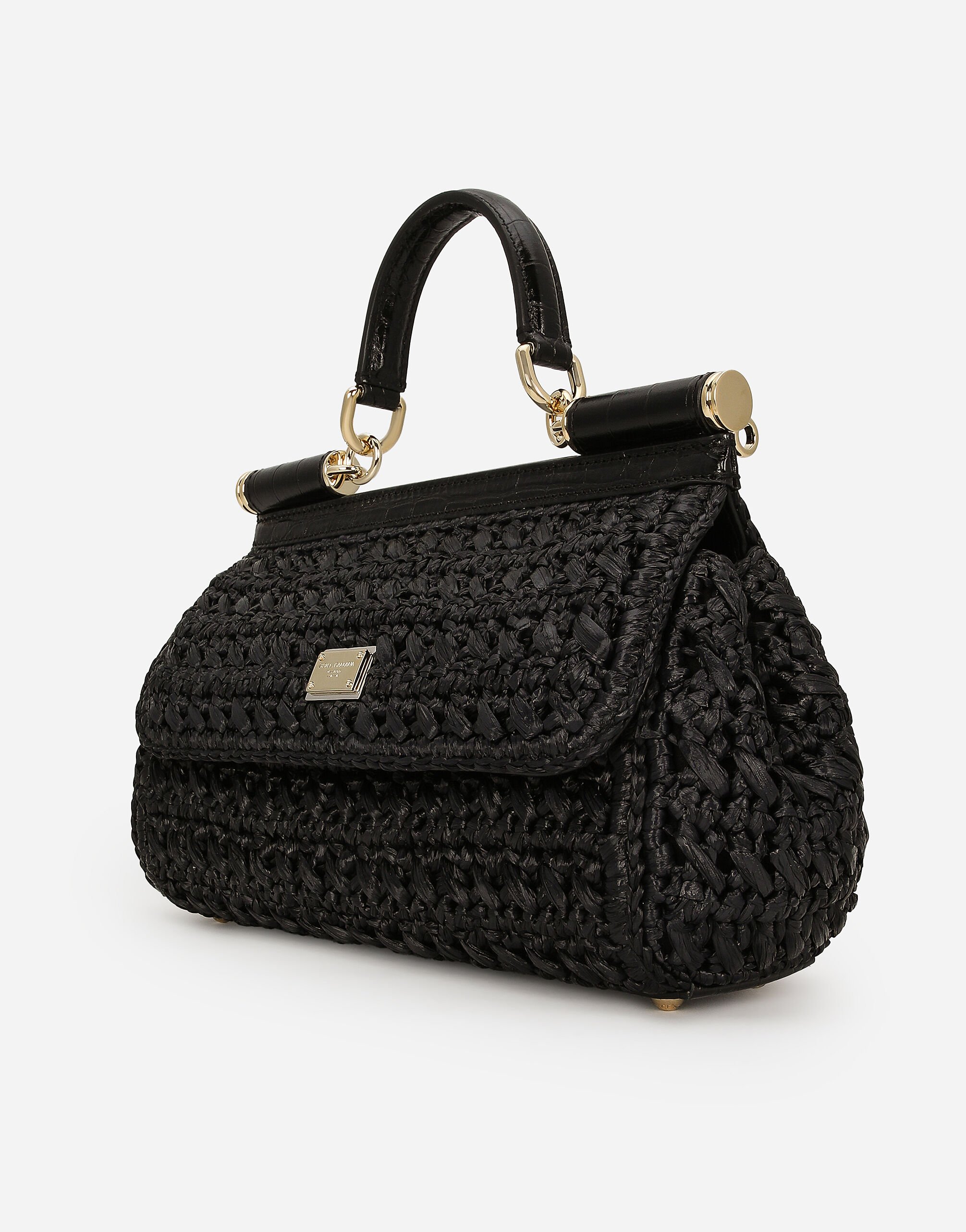 Dolce and gabbana black sicily bag online