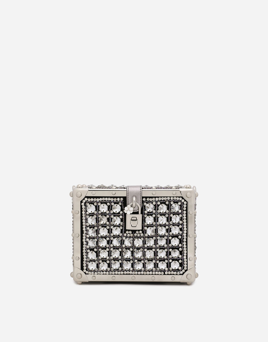 Jacquard Dolce Box bag with embroidery