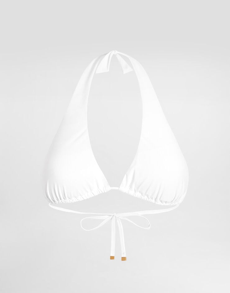 Dolce & Gabbana Soutien-gorge de bain triangle ampliforme Blanc O1A01JONO12