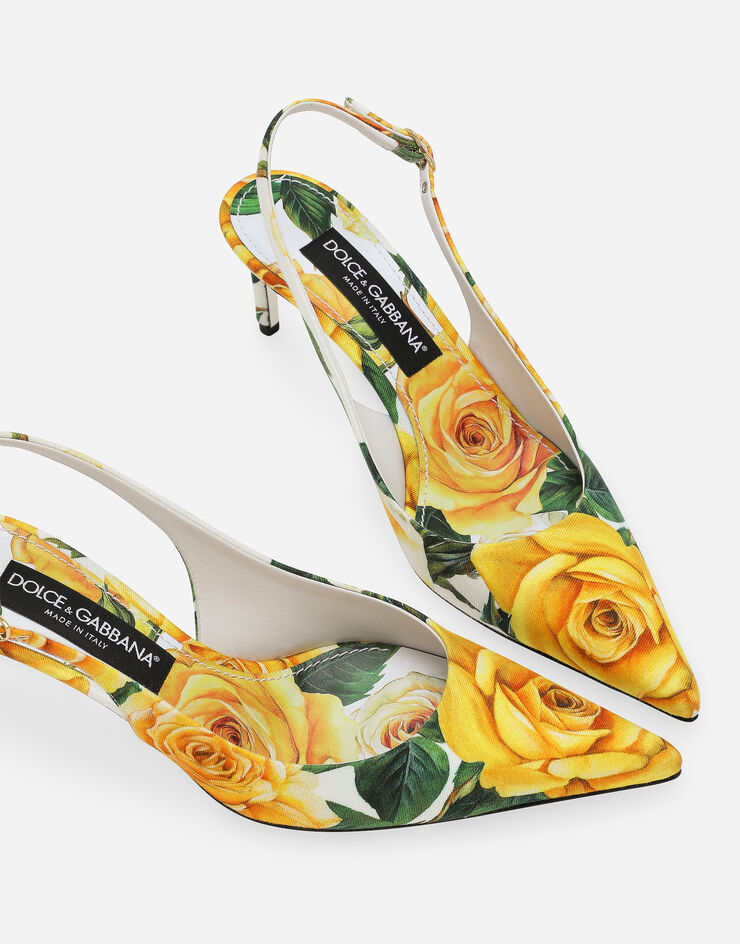 Dolce & Gabbana Zapato destalonado de gabardina Estampado CG0639AS817