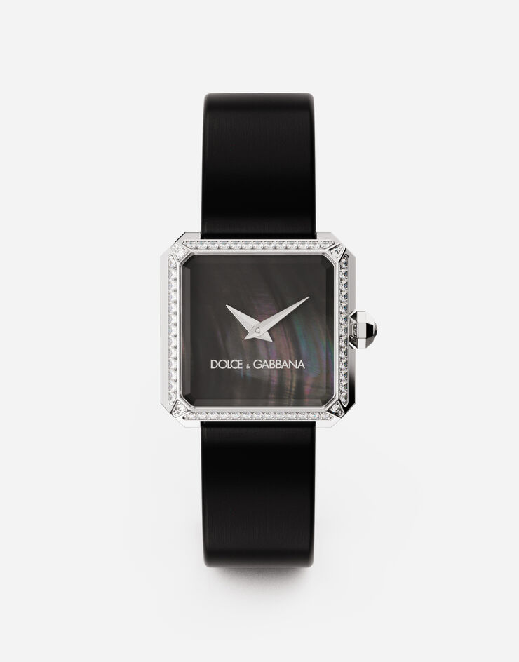 Dolce & Gabbana Sofia steel watch with colorless diamonds Noir WWJC2SXCMDT