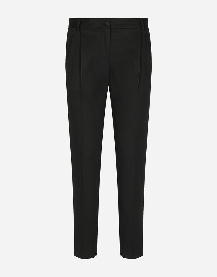 Dolce & Gabbana Pantalones de faya Negro FTCHMTFURJL