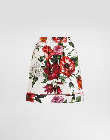 Dolce & Gabbana Flower-print shorts Print FTAM7THS5TQ