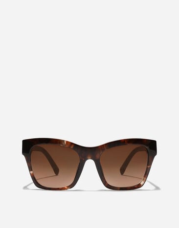 Dolce & Gabbana DG Crossed Sunglasses Dark red havana VG4512VP274